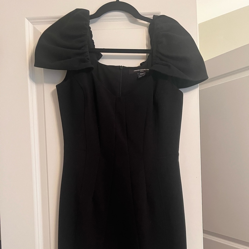 French Connection US 2 Black Mini Dress